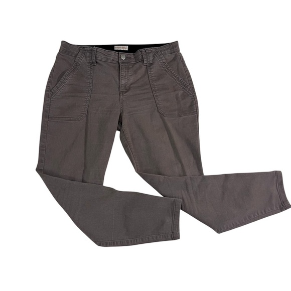 Knox Rose Women’s Mauve Grey Stretchy Chino Pant Size 12 - Picture 3 of 11